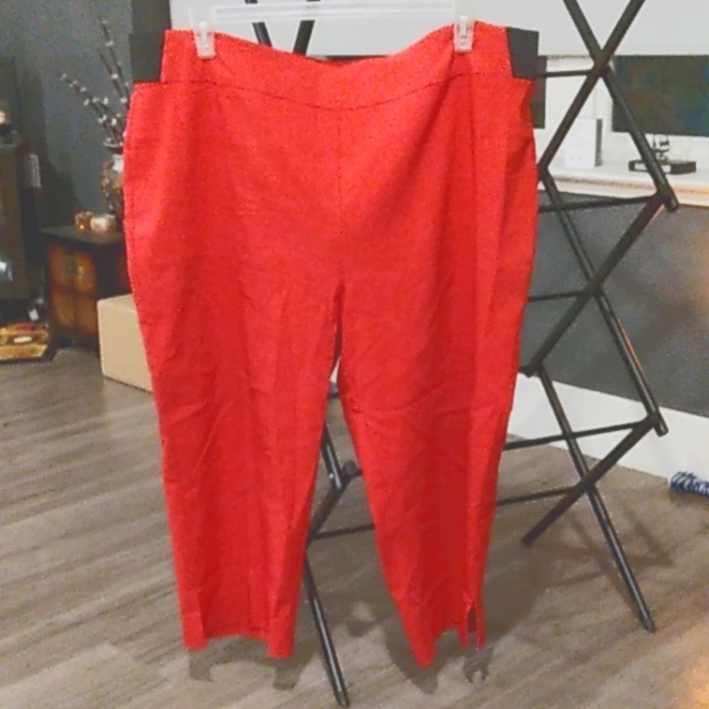 Crop stretch pants